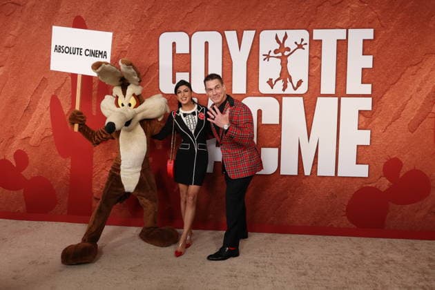 WESTWOOD, CALIFORNIA - AUGUST 26: Shay Shariatzadeh and John Cena at the Los Angeles Premiere of Coyote Vs. ACME at Village Theatre on August 26, 2026 in Westwood, California. Credit: USA - ZUMAa123 20260826_zaa_a123_089 Copyright: xAdMediax