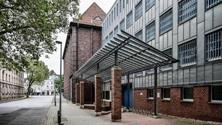 Ausbruch JVA Hamborn ** NUR FÜR REDAKTIONELLE ZWECKE ** EDITORIAL USE ONLY **<p>Aus der Justizvollzugsanstalt Hamborn ist in der Nacht zu Sonntag ein Häftling ausgebrochen, am Sonntag den 30. August 2026 in Duisburg. Duisburg Copyright: LarsxFröhlich