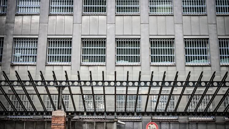 Ausbruch JVA Hamborn ** NUR FÜR REDAKTIONELLE ZWECKE ** EDITORIAL USE ONLY **<p>Aus der Justizvollzugsanstalt Hamborn ist in der Nacht zu Sonntag ein Häftling ausgebrochen, am Sonntag den 30. August 2026 in Duisburg. Duisburg Copyright: LarsxFröhlich