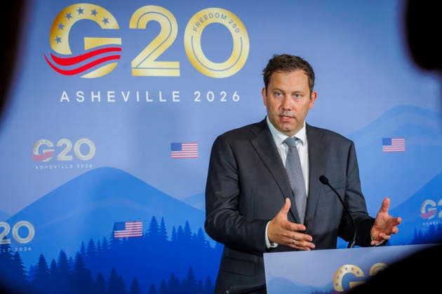 Lars Klingbeil, Bundesminister der Finanzen, aufgenommen im Rahmen des G-20 Treffens der Finanzministerinnen und Finanzminister sowie Notenbankgouverneurinnen und Notenbankgouverneuren. Hier waehrend eines Pressestatements. Asheville, 31.08.2026. Fotografiert im Auftrag des Bundesministeriums der Finanzen. Asheville United States of America Copyright: xAmreixSchulz BMFx
