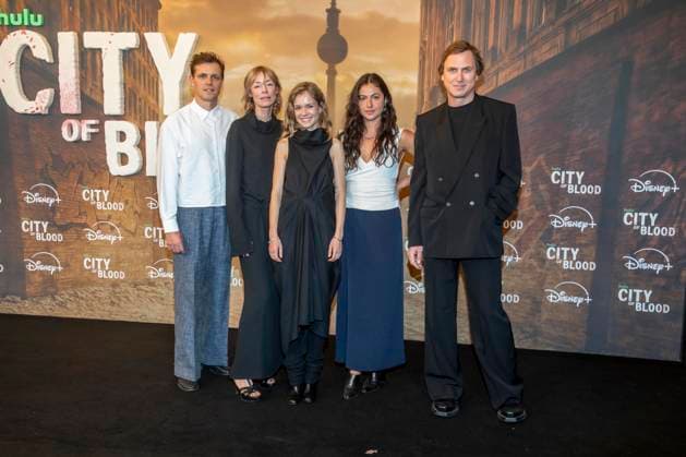 ABB CITYBLOOD- Jenny Schily, Lea Drinda, Soma Pysall und Lars Eidinger zu Gast bei der Premiere der deutschen Hulu Original Serie City of Blood im Kino International am 31.AUGUST 2026 in Berlin Berlin Deutschland