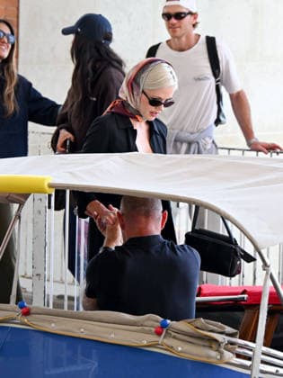 IPA87998907 - Venice, 83rd Venice International Film Festival 2026 - arrivals at the airport - Pictured: Hayes Warner  Copyright: xManuelexMangiarottix xPoolxPhotoxEventsx08x 87998907