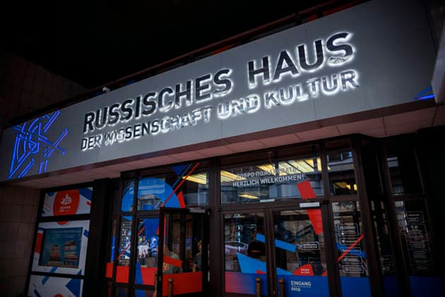 Aussenaufnahme öRussisches Haus der Wissenschaft und Kultur in der Friedrichstrasse in Berlin Mitte. Berlin, 01.09.2026. Berlin Deutschland Copyright: xThomasxTrutschelx