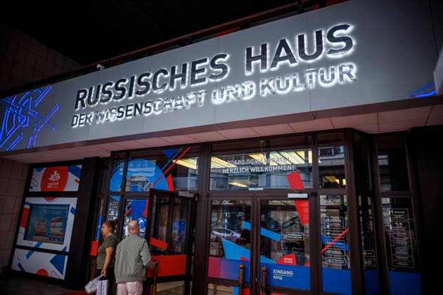 Aussenaufnahme Russisches Haus der Wissenschaft und Kultur in der Friedrichstrasse in Berlin Mitte. Berlin, 01.09.2026. Berlin Deutschland Copyright: xThomasxTrutschelx