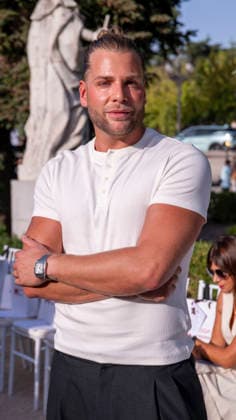 September 7, 2026, Madrid, Madrid, Spain: Designer EDUARDO NAVARRETE attend the opening fashion show of Fashion Week and Madrid es Moda, which will take place at the Sabatini Gardens on September 7, 2026, in Madrid, Spain. Madrid Spain  - ZUMAc312 20260907_zsp_c312_011 Copyright: xOscarxManuelxSanchezx