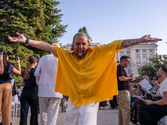 September 7, 2026, Madrid, Madrid, Spain: Designer MAISON MESA attend the opening fashion show of Fashion Week and Madrid es Moda, which will take place at the Sabatini Gardens on September 7, 2026, in Madrid, Spain. Madrid Spain  - ZUMAc312 20260907_zsp_c312_042 Copyright: xOscarxManuelxSanchezx