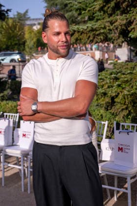 September 7, 2026, Madrid, Madrid, Spain: Designer EDUARDO NAVARRETE attend the opening fashion show of Fashion Week and Madrid es Moda, which will take place at the Sabatini Gardens on September 7, 2026, in Madrid, Spain. Madrid Spain  - ZUMAc312 20260907_zsp_c312_041 Copyright: xOscarxManuelxSanchezx