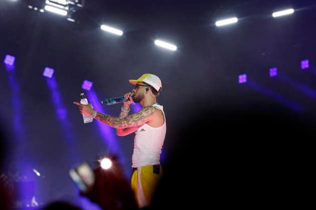 September 5, 2026, Madrid, Community Of Madrid, Spain: Puerto Rican rapper and reggaeton sensation DEI V (born David Gerardo Rivera Juarbe) performs live on stage during the 16th edition of the Coca-Cola Music Experience (CCME) at the Iberdrola Music venue on Saturday, September 5, 2026, in Madrid, Spain. Born in Carolina, Puerto Rico, the rising Latin trap star has shaken the urban music scene with viral hits like Quien Es Dei V? , Narcotics , and VeLDA . Performing during the second day of the festival, the acclaimed artist brings his bold street-smart style and Puerto Rican swagger to a massive crowd. He energizes a festival that has become a massive cultural phenomenon, accumulating over 375,000 sold-out attendees across its previous - ZUMAo127 20260905_zep_o127_401 Copyright: xHugoxOrtunox