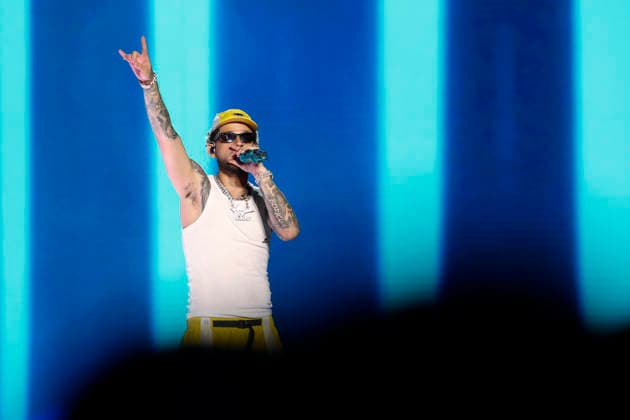 September 5, 2026, Madrid, Community Of Madrid, Spain: Puerto Rican rapper and reggaeton sensation DEI V (born David Gerardo Rivera Juarbe) performs live on stage during the 16th edition of the Coca-Cola Music Experience (CCME) at the Iberdrola Music venue on Saturday, September 5, 2026, in Madrid, Spain. Born in Carolina, Puerto Rico, the rising Latin trap star has shaken the urban music scene with viral hits like Quien Es Dei V? , Narcotics , and VeLDA . Performing during the second day of the festival, the acclaimed artist brings his bold street-smart style and Puerto Rican swagger to a massive crowd. He energizes a festival that has become a massive cultural phenomenon, accumulating over 375,000 sold-out attendees across its previous - ZUMAo127 20260905_zep_o127_362 Copyright: xHugoxOrtunox