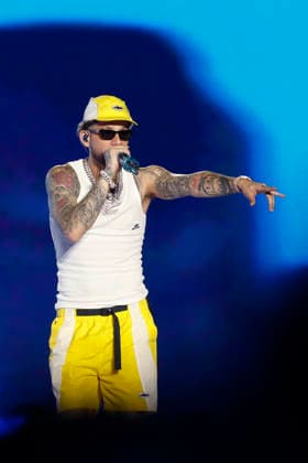 September 5, 2026, Madrid, Community Of Madrid, Spain: Puerto Rican rapper and reggaeton sensation DEI V (born David Gerardo Rivera Juarbe) performs live on stage during the 16th edition of the Coca-Cola Music Experience (CCME) at the Iberdrola Music venue on Saturday, September 5, 2026, in Madrid, Spain. Born in Carolina, Puerto Rico, the rising Latin trap star has shaken the urban music scene with viral hits like Quien Es Dei V? , Narcotics , and VeLDA . Performing during the second day of the festival, the acclaimed artist brings his bold street-smart style and Puerto Rican swagger to a massive crowd. He energizes a festival that has become a massive cultural phenomenon, accumulating over 375,000 sold-out attendees across its previous - ZUMAo127 20260905_zep_o127_364 Copyright: xHugoxOrtunox