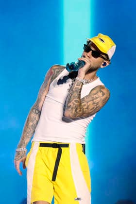 September 5, 2026, Madrid, Community Of Madrid, Spain: Puerto Rican rapper and reggaeton sensation DEI V (born David Gerardo Rivera Juarbe) performs live on stage during the 16th edition of the Coca-Cola Music Experience (CCME) at the Iberdrola Music venue on Saturday, September 5, 2026, in Madrid, Spain. Born in Carolina, Puerto Rico, the rising Latin trap star has shaken the urban music scene with viral hits like Quien Es Dei V? , Narcotics , and VeLDA . Performing during the second day of the festival, the acclaimed artist brings his bold street-smart style and Puerto Rican swagger to a massive crowd. He energizes a festival that has become a massive cultural phenomenon, accumulating over 375,000 sold-out attendees across its previous - ZUMAo127 20260905_zep_o127_361 Copyright: xHugoxOrtunox