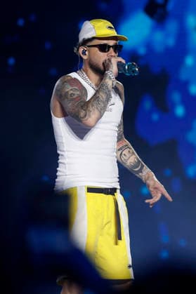 September 5, 2026, Madrid, Community Of Madrid, Spain: Puerto Rican rapper and reggaeton sensation DEI V (born David Gerardo Rivera Juarbe) performs live on stage during the 16th edition of the Coca-Cola Music Experience (CCME) at the Iberdrola Music venue on Saturday, September 5, 2026, in Madrid, Spain. Born in Carolina, Puerto Rico, the rising Latin trap star has shaken the urban music scene with viral hits like Quien Es Dei V? , Narcotics , and VeLDA . Performing during the second day of the festival, the acclaimed artist brings his bold street-smart style and Puerto Rican swagger to a massive crowd. He energizes a festival that has become a massive cultural phenomenon, accumulating over 375,000 sold-out attendees across its previous - ZUMAo127 20260905_zep_o127_347 Copyright: xHugoxOrtunox