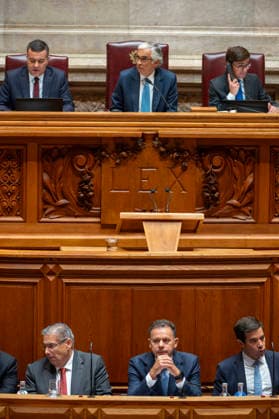 September 8, 2026, Lisbon, Lisbon, Portugal: General view of the debate on the motion of censure against the government at the Assembly of the Republic in Lisbon Lisbon Portugal - ZUMAr238 20260908_zip_r238_009 Copyright: xRicardoxRochax