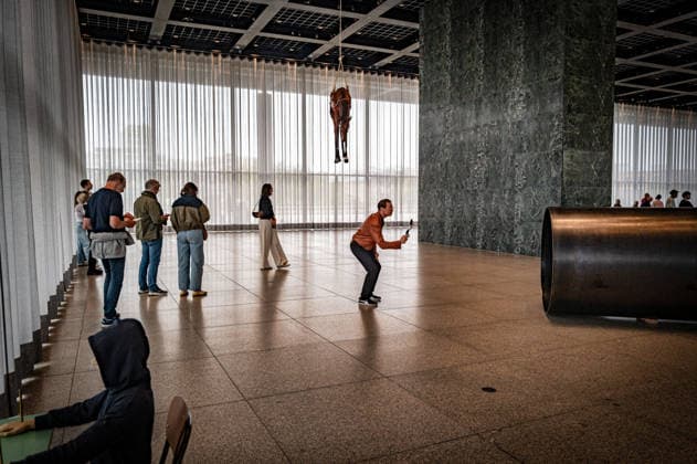 Berlin Tiergarten; Kulturforum Neue Nationalgalerie; Ausstellung Maurizio Cattelan. NIGHT Preis der Nationalgalerie 2026 - 11.09.2026 *nur für redaktionelle Berichterstattung Kulturforum