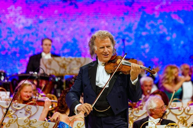 September 11, 2026, Manchester, United Kingdom: Andre Rieu and The Johann Strauss Orchestra is performing at Co-op Live in Manchester Manchester United Kingdom  - ZUMAp211 20260911_aap_p211_007 Copyright: xAndyxVonxPipx