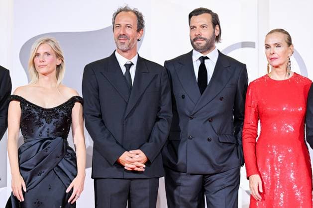 September 11, 2026, Venice, Rome, Italy: Melanie Laurent, Tristan Seguela, Laurent Lafitte, and Carole Bouquet on the red carpet for The Good Lawyer, the 83rd Venice Film Festival. Venice, September 11, 2026 Venice Italy  - ZUMAa289 20260911_zia_a289_617 Copyright: xMariaxLauraxAntonellix xAgfx