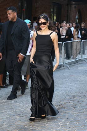 September 11, 2026: Emily Ratajkowski arrives at the Clavin Klein Spring 2027 show as part of New York Fashion Week. The show took place at Terminal Warehouse. - ZUMAh16_ 20260911_zaf_h16_043 Copyright: xDanxHerrickx