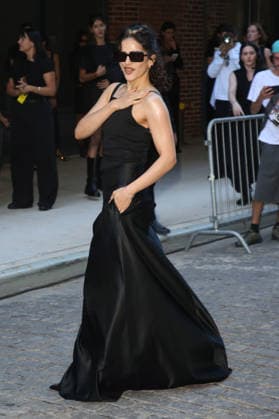 September 11, 2026: Emily Ratajkowski arrives at the Clavin Klein Spring 2027 show as part of New York Fashion Week. The show took place at Terminal Warehouse. - ZUMAh16_ 20260911_zaf_h16_050 Copyright: xDanxHerrickx