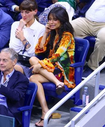 Celebs at the US Open - New York Camilla Cabello attends the Men Semi Final at the US Open in New York on September 11, 2026. Photo by Dylan Travis ABACAPRESS.COM New York NY United States  Copyright: xDylanxTravis ABACAx