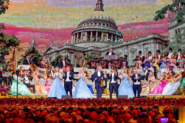 September 11, 2026, Manchester, United Kingdom: ANDRE RIEU and The Johann Strauss Orchestra performing at Co-op Live in Manchester Manchester United Kingdom  - ZUMAp211 20260911_aap_p211_020 Copyright: xAndyxVonxPipx