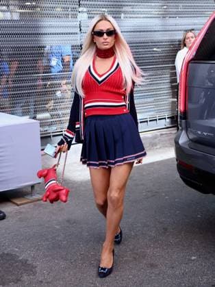 US Open - Paris Hilton Arrival - New York Paris Hilton arrives at the US Open Women s Final in New York on September 12, 2026. Photo by Charles Guerin ABACAPRESS.COM New York NY United States  Copyright: xGuerinxCharles ABACAx