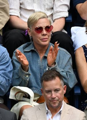 FLUSHING NY- SEPTEMBER 12: Pink is seen watching Elena Rybakina Vs Aryna Sabalenka at the finals in Arthur Ashe Stadium during The US Open at the USTA Billie Jean King National Tennis Center on September 12, 2026 in Flushing Queens. Copyright: xmpi04x