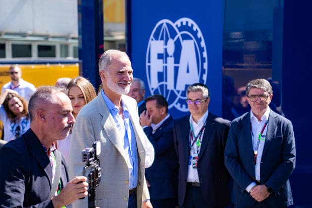 Royals at Spanish Grand Prix - Madrid King Felipe VI (ESP) of the Spanish Royal Family Princess Leonor (ESP) of the Spanish Royal Family and Infanta Sofía (ESP) of the Spanish Royal Family on Sunday race day during the 2026 Formula 1 TAG Heuer Spanish Grand Prix at MADRING in Madrid, Spain, on September 13, 2026. Photo by Antoine LAPEYRE Reveries Agency ABACAPRESS.COM Madrid Spain  Copyright: xAntoinexLapeyre ReveriesxAgency ABACAx