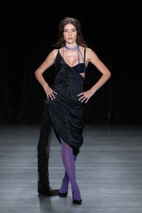 September 11, 2026, New York, New York, United States: A model walks the runway.Models walk the runway at the Christian Cowan fashion show during New York Fashion Week at The Glasshouse on September 11, 2026 in New York City. New York United States  - ZUMAs197 20260911_aaa_s197_1074 Copyright: xRonxAdarx