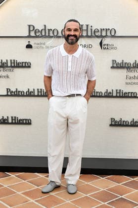 The Pedro del Hierro fashion house presents its Hamani collection at Mercedes-Benz Fashion Week Madrid. Iván Sánchez poses at a photocall during the presentation of the Hamani collection by Pedro del Hierro on September 14, 2026, in Madrid, Spain. The collection takes its inspiration from the Japanese tradition of contemplating cherry blossoms, celebrating fleeting beauty, digital disconnection, and time as a true luxury. CELEBRITIES PHOTOCALL FASHION FASHION WEEK RUNWAY CIBELES José Madrid Madrid, Spain  Copyright: xJosÃ xOlivax 7773801
