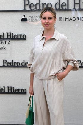 The Pedro del Hierro fashion house presents its Hamani collection at Mercedes-Benz Fashion Week Madrid. Paula Usero poses at a photocall during the presentation of the Hamani collection by the Pedro del Hierro fashion house on September 14, 2026, in Madrid, Spain. The collection takes its inspiration from the Japanese tradition of contemplating cherry blossoms, celebrating ephemeral beauty, digital disconnection, and time as a true luxury. CELEBRITIES PHOTOCALL FASHION FASHION WEEK RUNWAY CIBELES José Madrid Madrid, Spain  Copyright: xJosÃ xOlivax 7773822