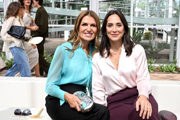 The Pedro del Hierro brand presents its Hamani collection at Mercedes-Benz Fashion Week Madrid. Marie Castellvi Dépée and Tamara Falcó during the presentation of the Hamani collection by the Pedro del Hierro brand, on September 14, 2026, in Madrid, Spain. The collection takes its inspiration from the Japanese tradition of contemplating the cherry blossoms, celebrating ephemeral beauty, digital disconnection, and time as a true luxury. CELEBRITIES PHOTOCALL FASHION FASHION WEEK RUNWAY CIBELES José Madrid Madrid, Spain  Copyright: xJosÃ xOlivax 7774030