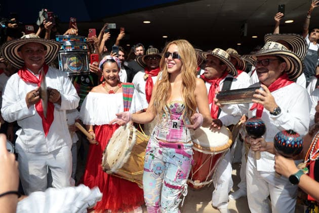 Shakira arrives in Madrid to kick off her 12-concert run Singer Shakira upon her arrival at Adolfo Suárez Madrid-Barajas Airport on September 14, 2026, in Madrid, Spain. The Colombian artist arrives in Madrid to begin a nearly month-long run featuring 12 concerts scheduled at the Shakira Stadium, built at the Iberdrola Music Park in Villaverde, a venue with a capacity for more than 50,000 people. The concerts in Madrid are the only European stop on her Las Mujeres Ya no Lloran World Tour. Macondo Park has also been built around the stadium, a temporary city spanning 150,000 square meters that will be open from 12:00 p.m. to midnight CELEBRITIES AIRPORT CONCERTS SHAKIRA TOUR José Ramó Madrid Madrid, Spain  Copyright: xJosÃ xRamonxHernandox 7774560