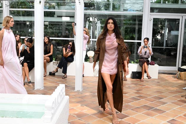 Simorra Fashion Show at Mercedes-Benz Fashion Week Madrid Model Lucía Rivera walked the runway for Simorra at Mercedes-Benz Fashion Week Madrid on September 14, 2026, in Madrid, Spain. CELEBRITIES SIMORRA FASHION SHOW FASHION José Madrid Madrid Spain  Copyright: xJosÃ xOlivax 7774628