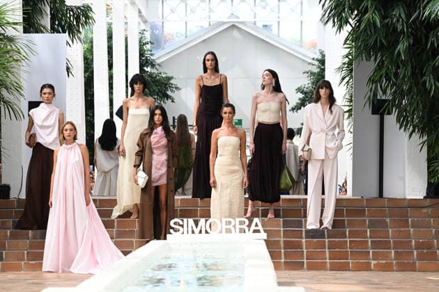 Simorra Fashion Show at Mercedes-Benz Fashion Week Madrid: Lucía Rivera and Blanca Romero at the Simorra fashion show during Mercedes-Benz Fashion Week Madrid on September 14, 2026, in Madrid, Spain. CELEBRITIES SIMORRA FASHION SHOW FASHION José Madrid Madrid Spain  Copyright: xJosÃ xOlivax 7774629