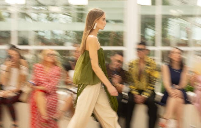 Simorra Fashion Show at Mercedes-Benz Fashion Week Simorra fashion show as part of Mercedes-Benz Fashion Week, held at the Greenhouse of the Palacio de Cristal in Arganzuela on September 14, 2026, in Madrid, Spain. SIMORRA was founded in 1978 by Javier Simorra. In 2016, the brand entered a new phase of modernization with the addition of the Dimas family. With extensive experience in the textile industry, the family-owned group began a process of modernization focused primarily on highlighting the materials. SEPTEMBER 14, 2026 Madrid, Spain  Copyright: xEduardoxParrax 7774704