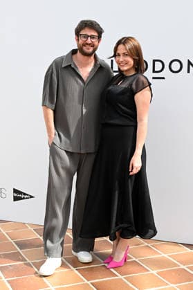 A host of familiar faces attend the Adolfo Domínguez fashion show at MBFWM. Gorka Otxoa and Cristina Maisonnave attend the Adolfo Domínguez fashion show at MBFWM on September 14, 2026, in Madrid, Spain CELEBRITIES FASHION SHOW MBFWM José Madrid Madrid Spain  Copyright: xJosÃ xOlivax 7774734