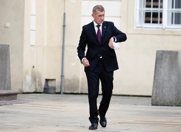Czech Prime Minister Andrej Babis (ANO) is seen after the meeting with President Petr Pavel following the ceremonial retrieval of the crown jewels, in Prague, Czech Republic, on September 14, 2026. (CTKxPhoto MichaelaxRihova) CTKPhotoP2026091406431  CTKPhotoP2026091406431