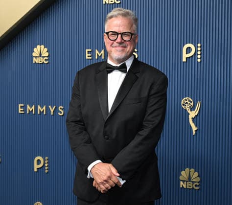 Alex Graves arrives for the 78th annual Primetime Emmy Awards at the Peacock Theater in Los Angeles on Monday, September 14, 2026.  LAP20260914854 JohnxMcCoy