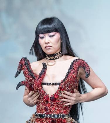 September 14, 2026, Bronx, New York, USA: Yeha Lueng walks runway for The Blonds 20th Anniversary by David and Phillipe Blond presented by Motorola Razr Spring Summer 27 fashion show during SS27 FW at Lavan in New York, NY on September 15, 2026. Bronx USA  - ZUMAr339 20260914_znp_r339_200 Copyright: xLevxRadinx