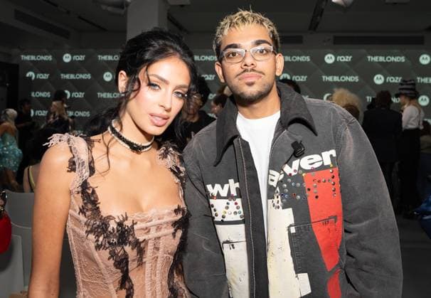 September 14, 2026, Bronx, New York, USA: Camilla Araujo and Mikyle Rafiq runway for The Blonds 20th Anniversary by David and Phillipe Blond presented by Motorola Razr Spring Summer 27 fashion show during SS27 FW at Lavan in New York, NY on September 15, 2026. Bronx USA - ZUMAr339 20260914_znp_r339_134 Copyright: xLevxRadinx