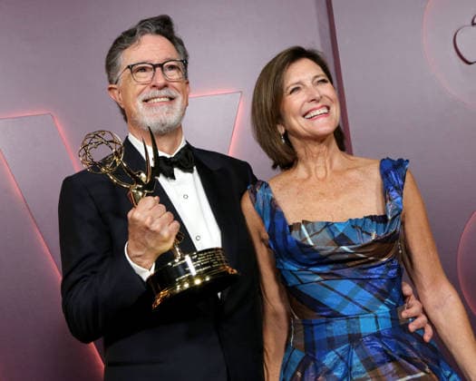 USA - 2026 Apple TV Post Emmy Party - Los Angeles LOS ANGELES - SEP 14: Stephen Colbert, Evelyn McGee Colbert at the 2026 Apple TV Post Emmy Party at the NYA Studios on September 14, 2026 in Los Angeles, CA Los Angeles CA USA  Copyright: xKathyxHutchinsx xHutchinsxPhotox