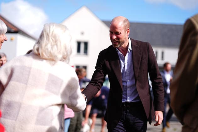 . 15 09 2026. Princetown, United Kingdom. Prince William, the Prince of Wales, during a visit to Princetown in Dartmoor, United Kingdom, to launch the new Princetown Community Fund.  xPoolx xi-Imagesx IIM-27006-0002