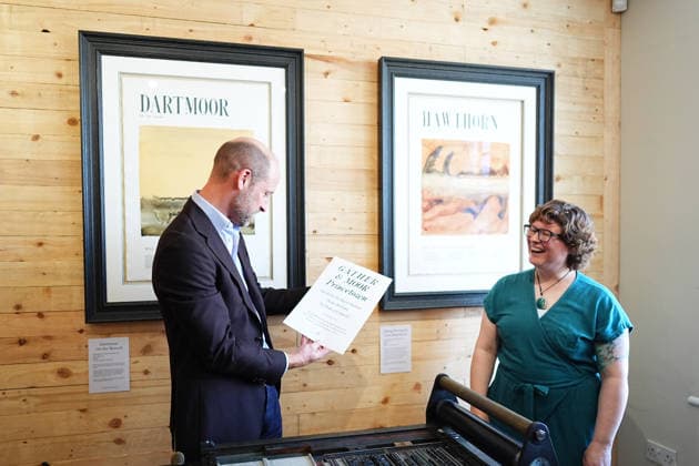 . 15 09 2026. Princetown, United Kingdom. Prince William, the Prince of Wales, during a visit to Princetown in Dartmoor, United Kingdom, to launch the new Princetown Community Fund.  xPoolx xi-Imagesx IIM-27006-0007