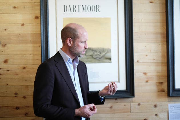 . 15 09 2026. Princetown, United Kingdom. Prince William, the Prince of Wales, during a visit to Princetown in Dartmoor, United Kingdom, to launch the new Princetown Community Fund.  xPoolx xi-Imagesx IIM-27006-0015