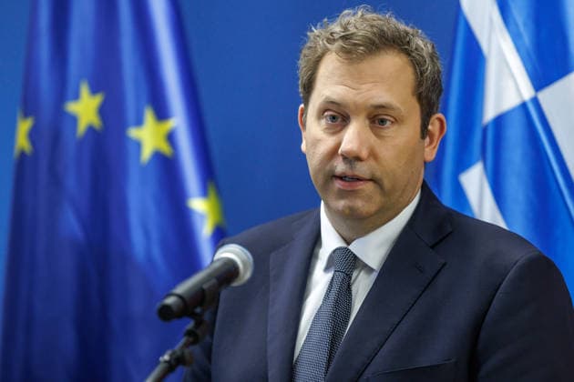 Lars Klingbeil (SPD), Bundesfinanzminister bei einem Pressestatement mit dem Praesidenten der Eurogruppe Kyriakos Pierrakakis Lars Klingbeil (SPD), Bundesfinanzminister bei einem Pressestatement mit dem Praesidenten der Eurogruppe Kyriakos Pierrakakis im Finanzministerium am 15.09.2026 in Berlin. Berlin Berlin Deutschland Finanzministerium