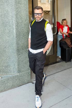 NEW YORK, NY- SEPTEMBER 15: Joel McHale seen at ABC Studios in New York City on September 15, 2026. Copyright: xAdMediax xMediaPunchx