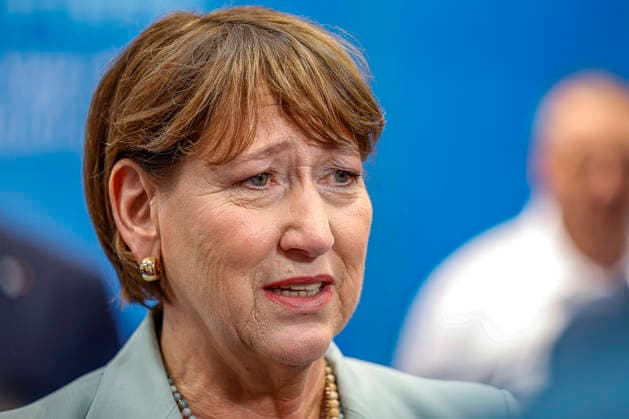 Eröffnung der IAA Transportation 2026 mit Messerundgang Stand des Bundesverkehrsministerium: Hildegard Müller, Präsidentin des Verbandes der Automobilindustrie (VDA) Hannover Hannover Messe Niedersachsen, Region Hannover Germany