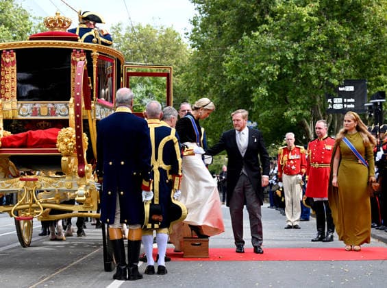 15-09-2026 Prinsjesdag Queen Maxima and King Willem-Alexander and Princess Amalia during the opening of the parliamentary year in The Hague. Â  Copyright: xPPEx