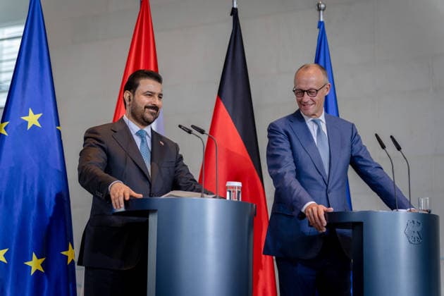 Ministerpräsident, Irak, Ali Faleh Al-Zaidi, Bundeskanzler, Friedrich Merz Berlin, Bundeskanzleramt, Ministerpräsident, Irak, Ali Faleh Al-Zaidi, Bundeskanzler, Friedrich Merz Berlin Berlin GER