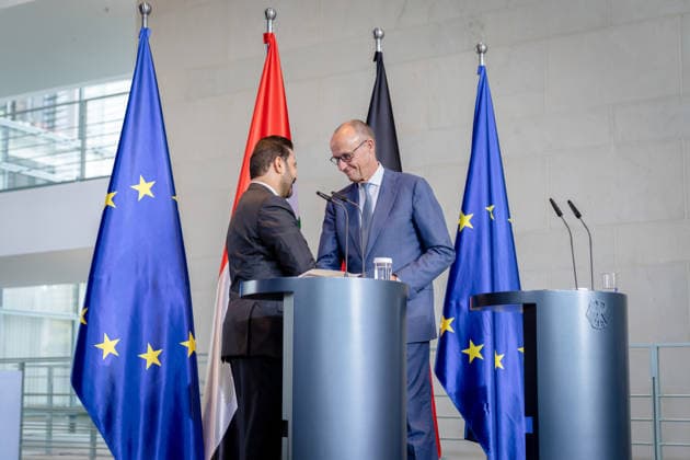 Ministerpräsident, Irak, Ali Faleh Al-Zaidi, Bundeskanzler, Friedrich Merz Berlin, Bundeskanzleramt, Ministerpräsident, Irak, Ali Faleh Al-Zaidi, Bundeskanzler, Friedrich Merz Berlin Berlin GER